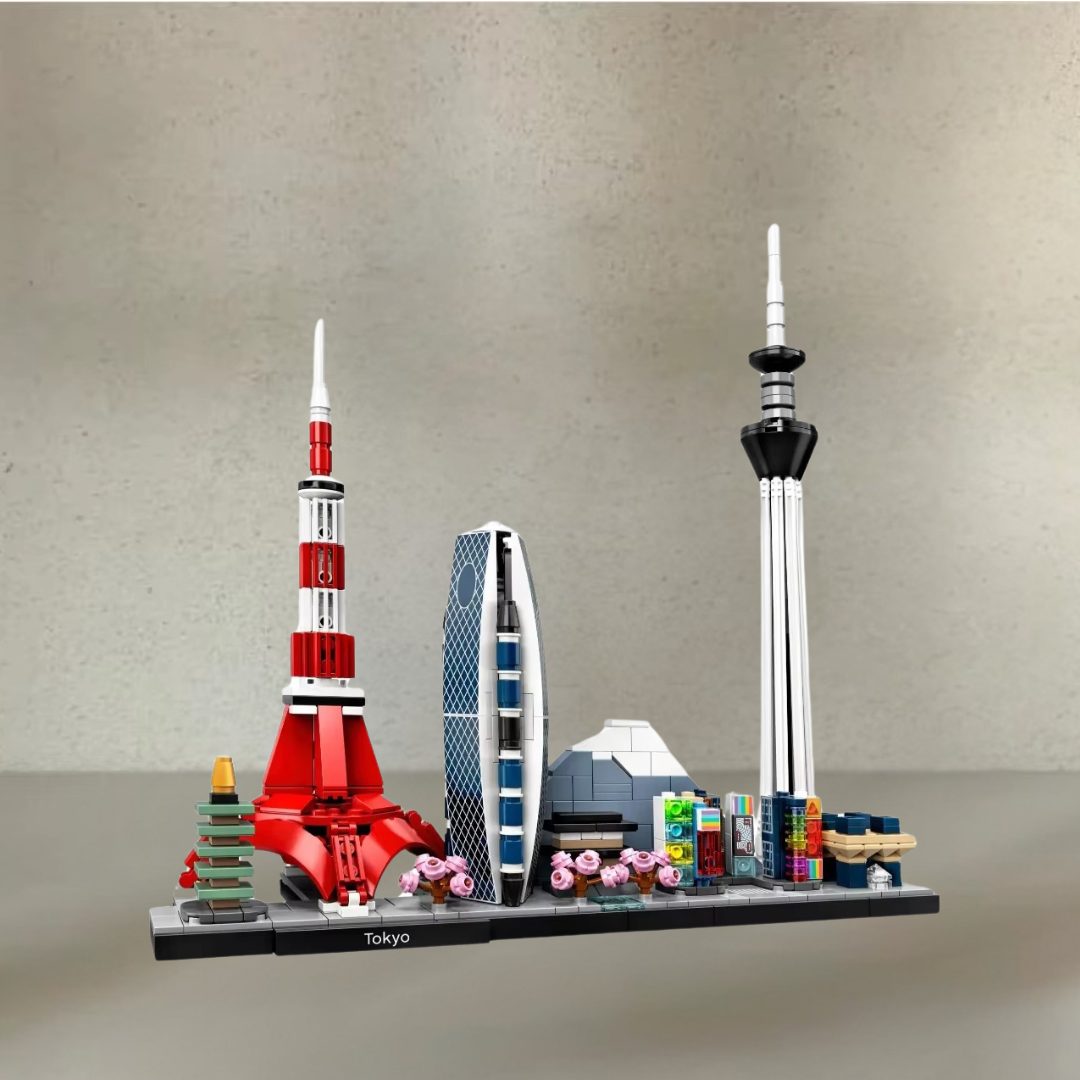 Landmark City Skyline Building Blocks