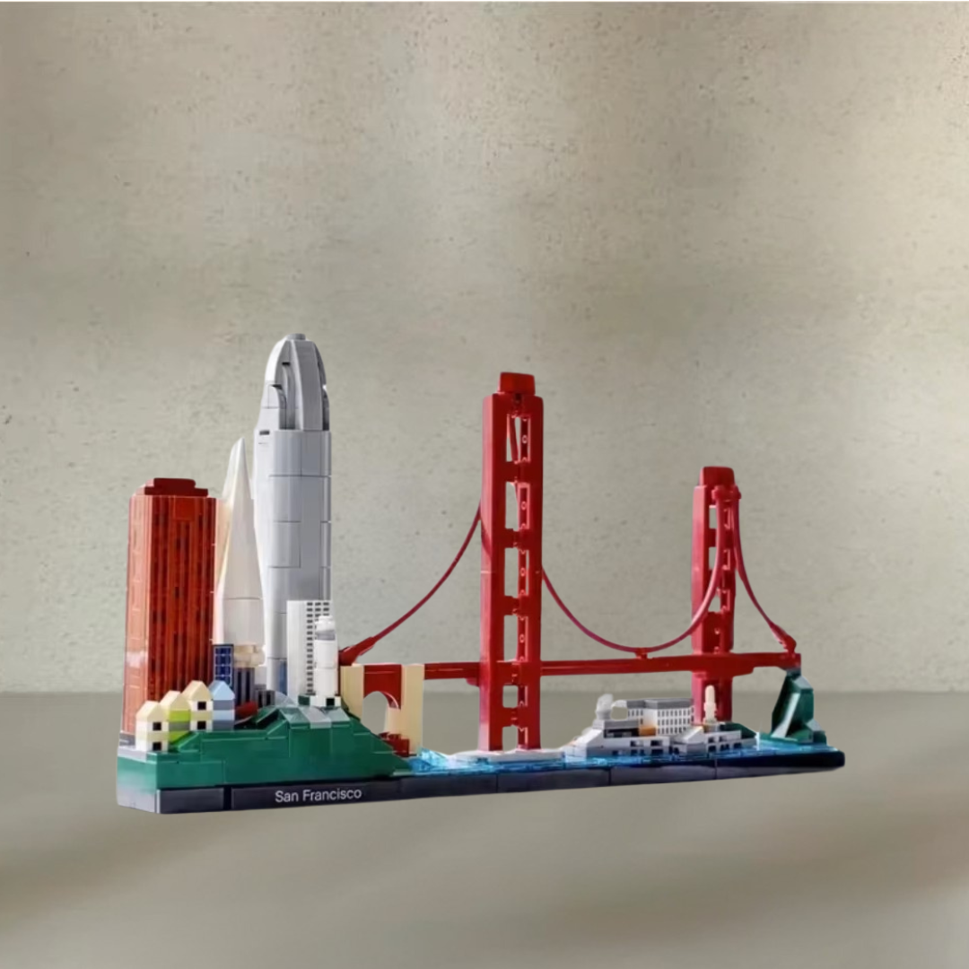 Landmark City Skyline Building Blocks