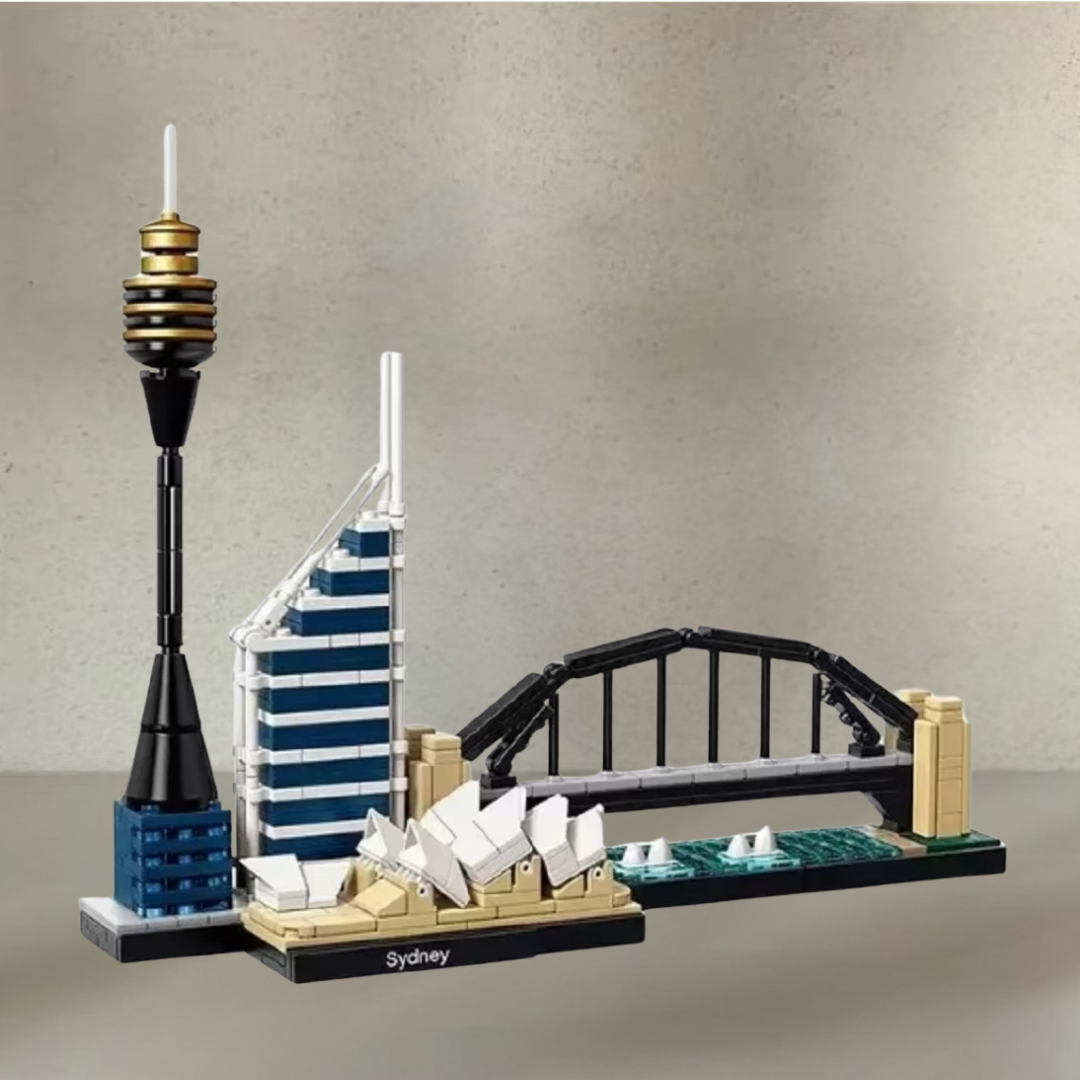 Landmark City Skyline Building Blocks
