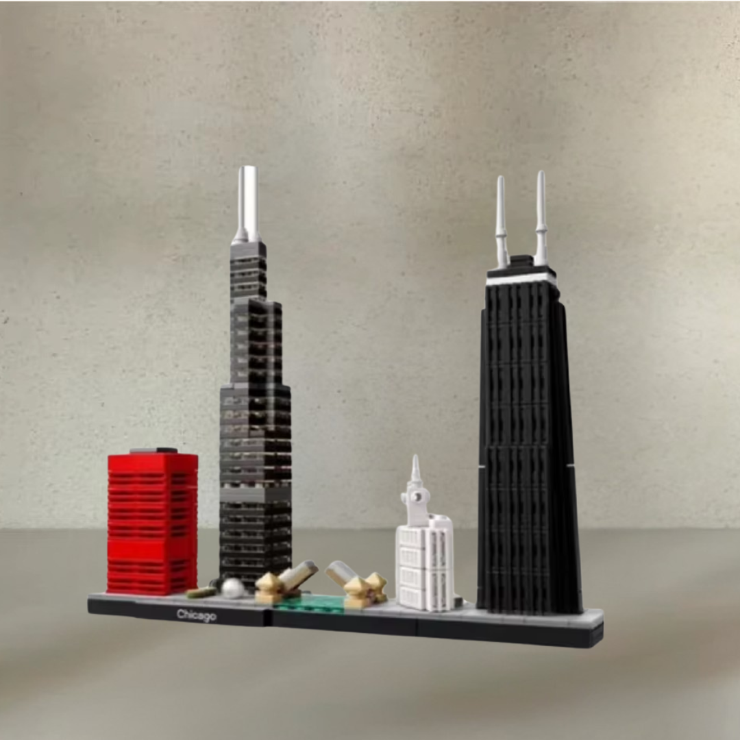 Landmark City Skyline Building Blocks