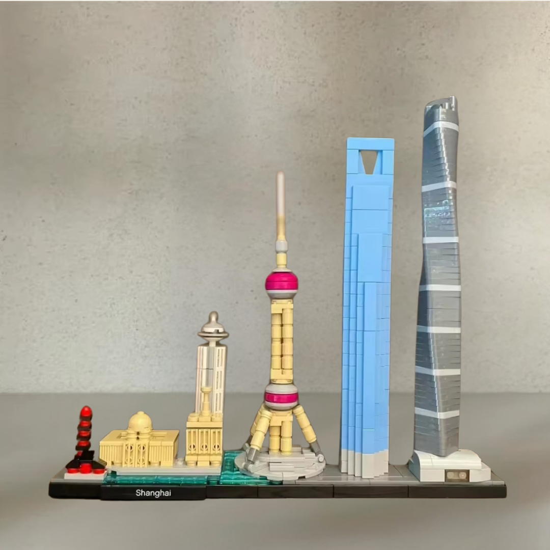 Landmark City Skyline Building Blocks