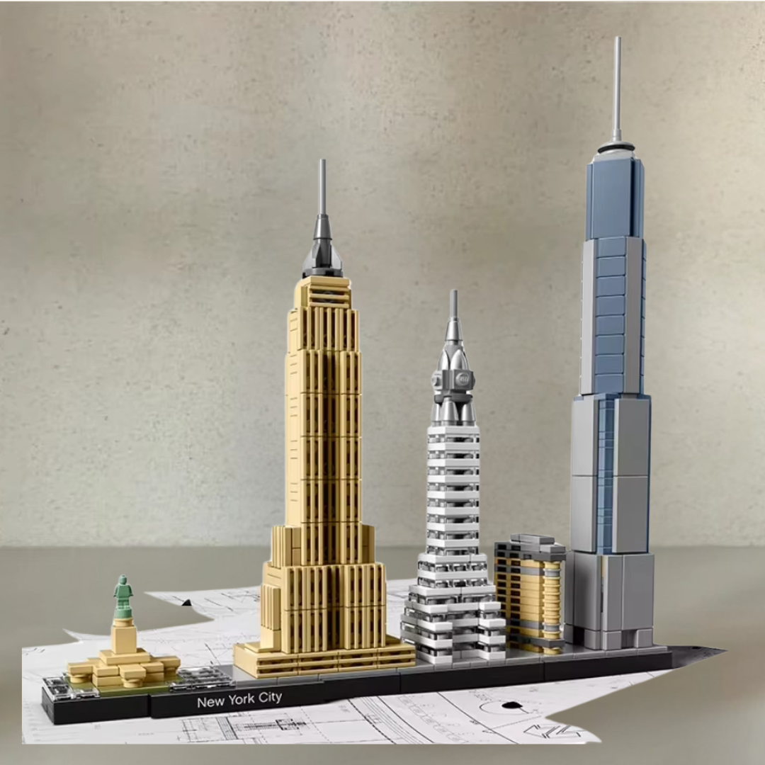 Landmark City Skyline Building Blocks