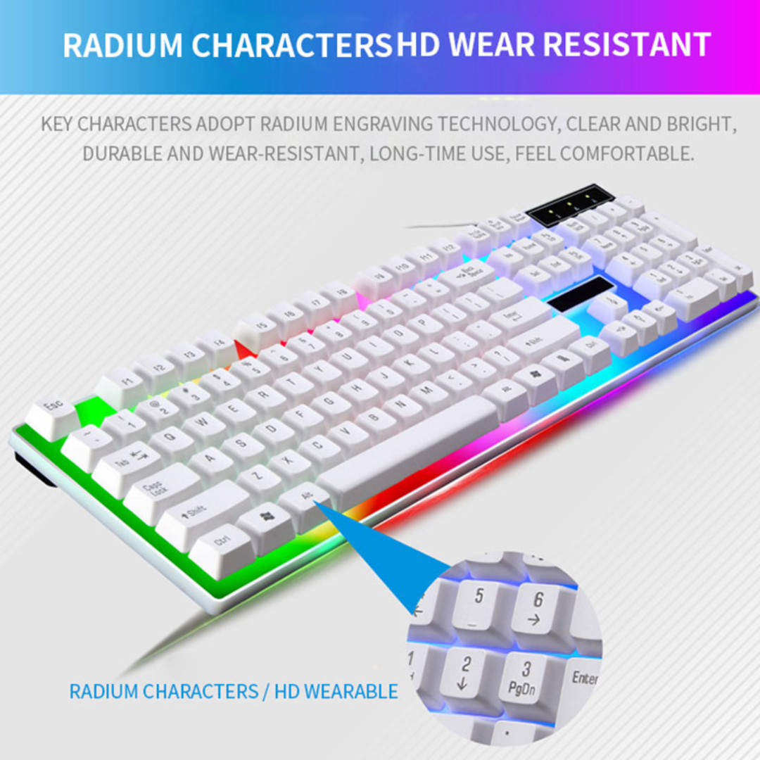 RGB Keyboard And Mouse Combo Set