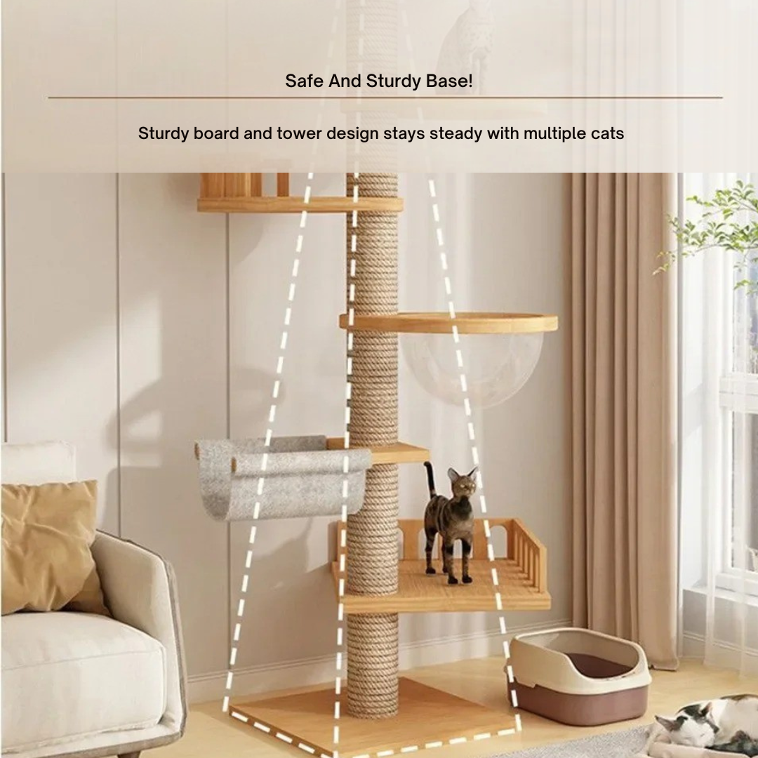 Sturdy Floor To Ceiling Cat Tree
