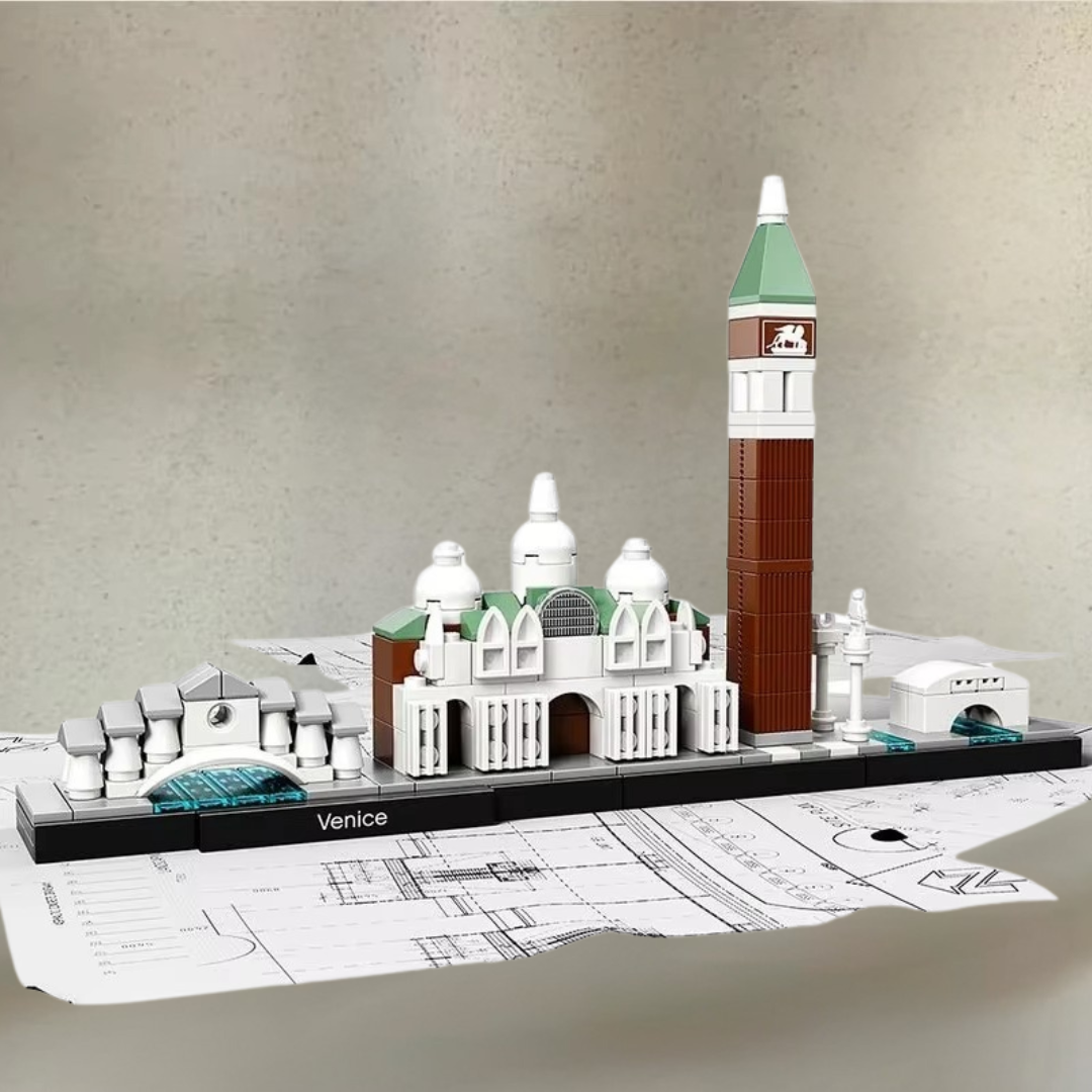 Landmark City Skyline Building Blocks