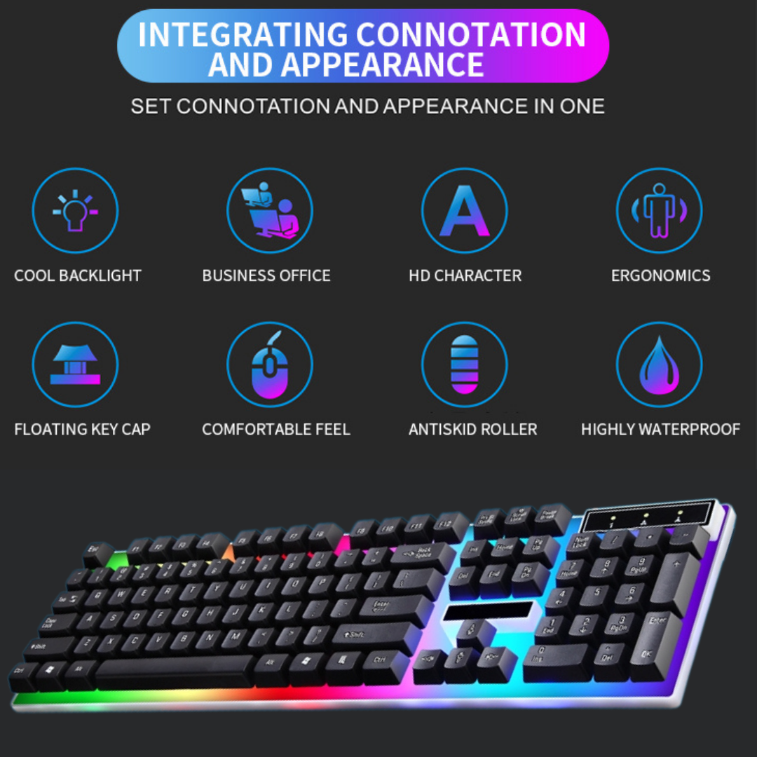 RGB Keyboard And Mouse Combo Set