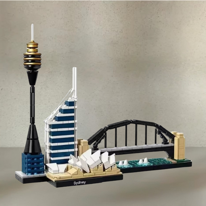 Landmark City Skyline Building Blocks