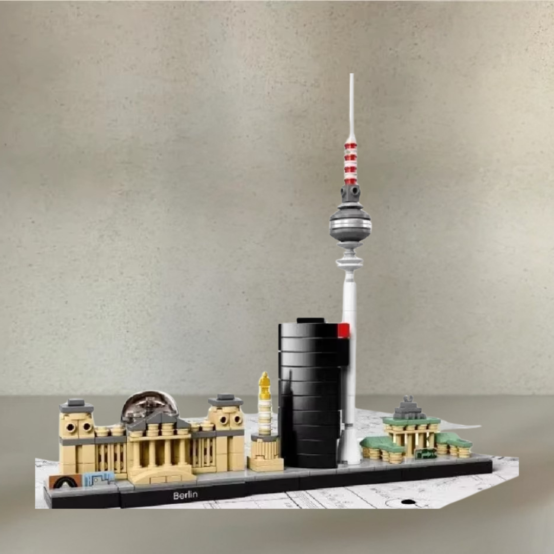 Landmark City Skyline Building Blocks