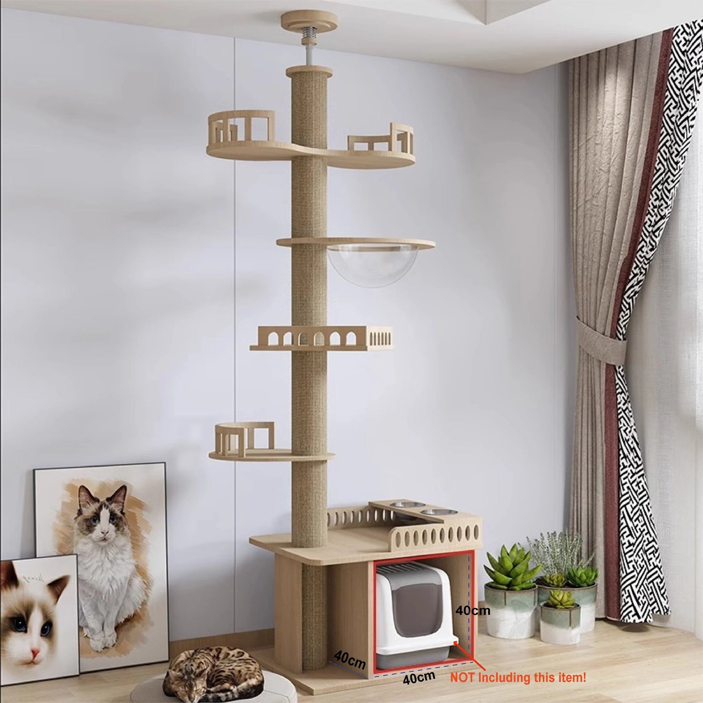Sturdy Floor To Ceiling Cat Tree