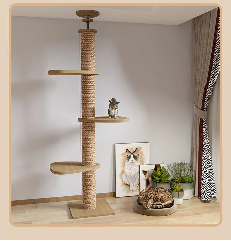 Sturdy Floor To Ceiling Cat Tree