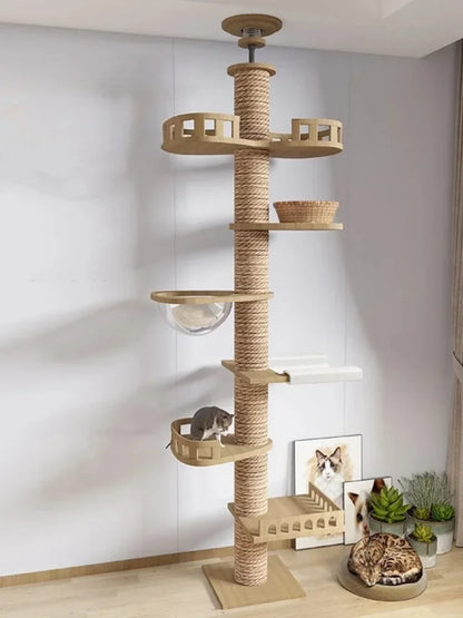 Sturdy Floor To Ceiling Cat Tree